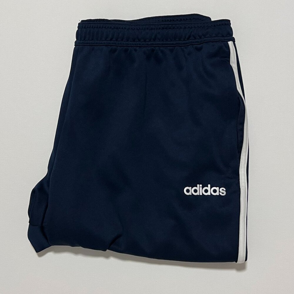 Adidas Aeroready Track Pants Athletic Soccer Zip Ankle Blue Men's size XXL